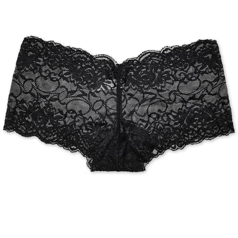 5 Pcs/Set Female Bikini Underwear Lace Briefs Women Transparent Panties Ladies Lingerie