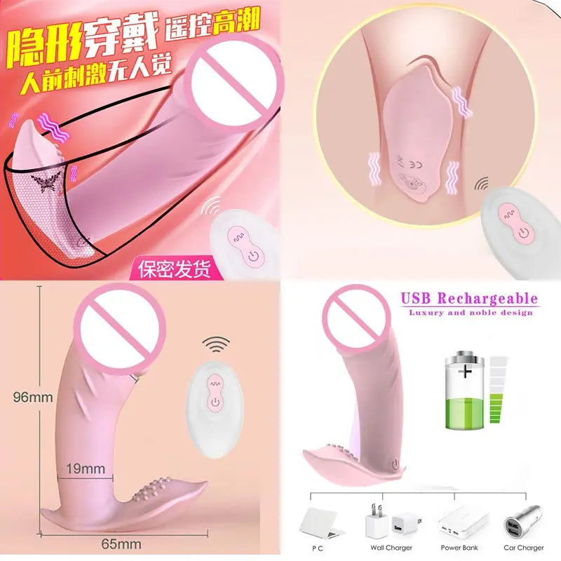 Heating Tongue Licking Clitoral Vibrator