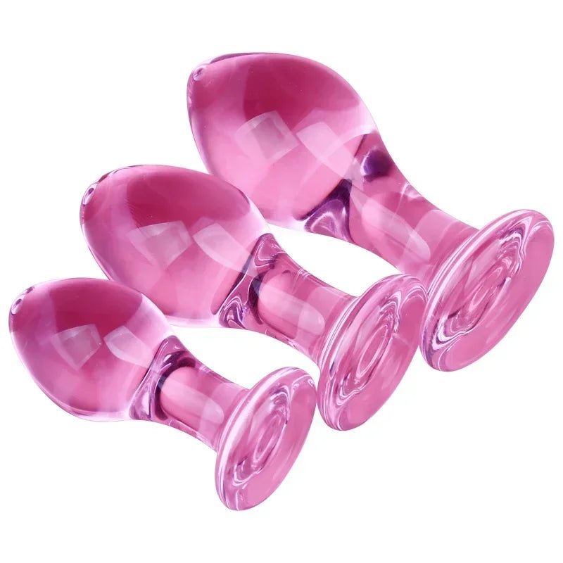 Stylish Style Crystal Glass Plug