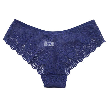 Sexy Low-Rise Lace Panties 5 PCS/SET Women Floral Underwear M-XL Girls Underpants Ladies Lingerie 89428