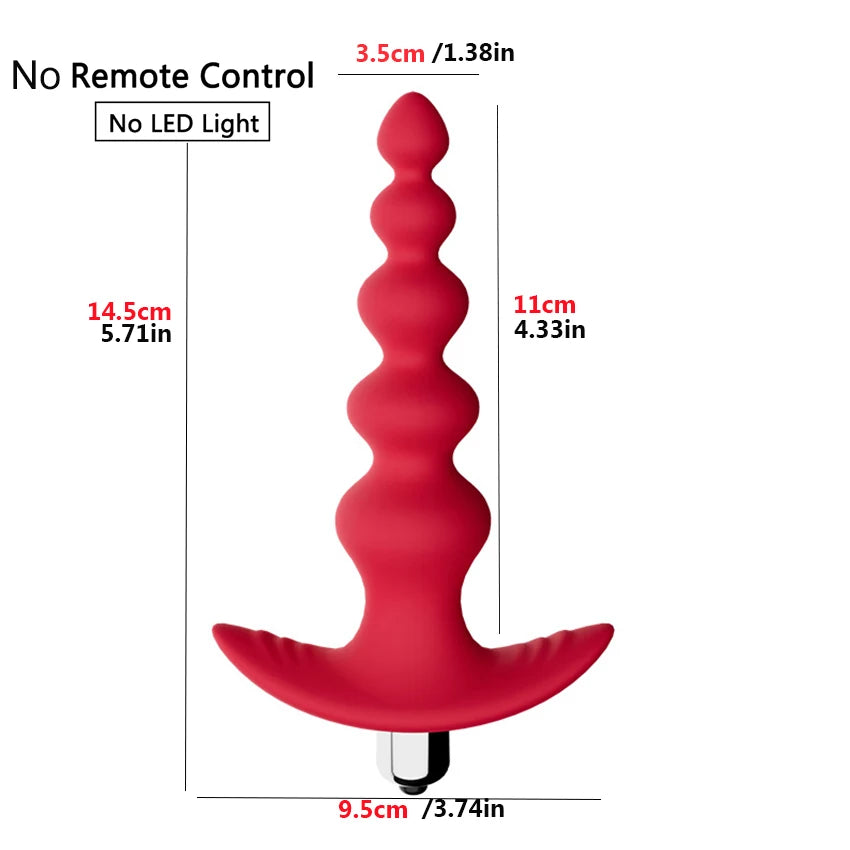 Remote-Control Silicone Plug Massager