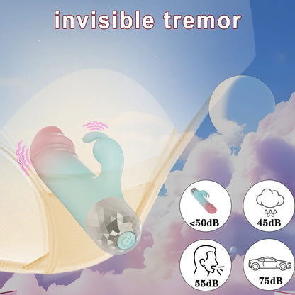 G-Spot Clitoral Rabbit Vibrator — Dual Stimulation Silicone