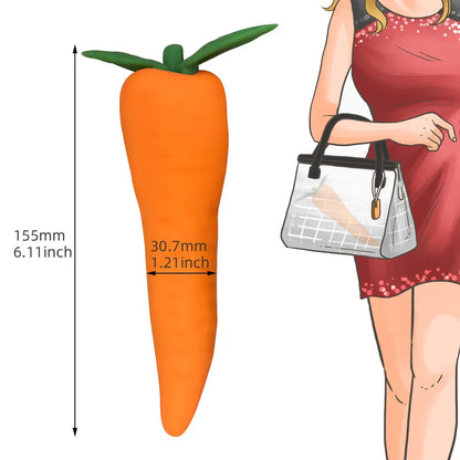 Carrot Silicone Vibrator — 7-Mode G-Spot and Nipple