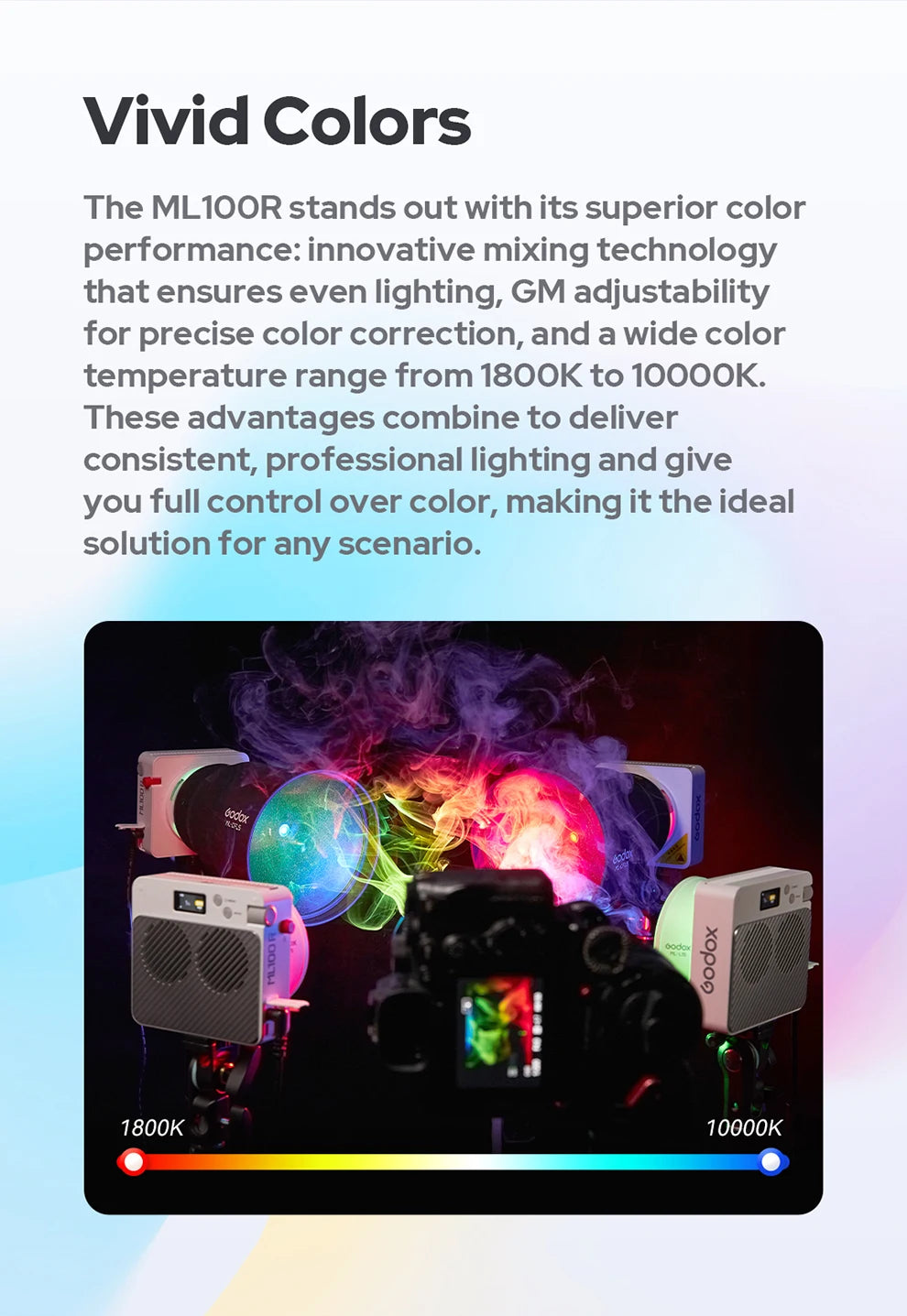 Professional Live streaming LED light