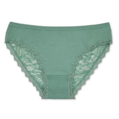 5 PCS/SET Women Panties Lace Underwear M-XL Sexy Low-rise Underpants Girls Bow Briefs Women Lingerie Ladies Panty
