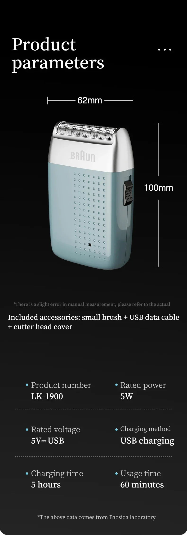 Portable Electric Shaver