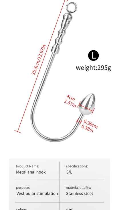 Contoured Ball Anal Hook
