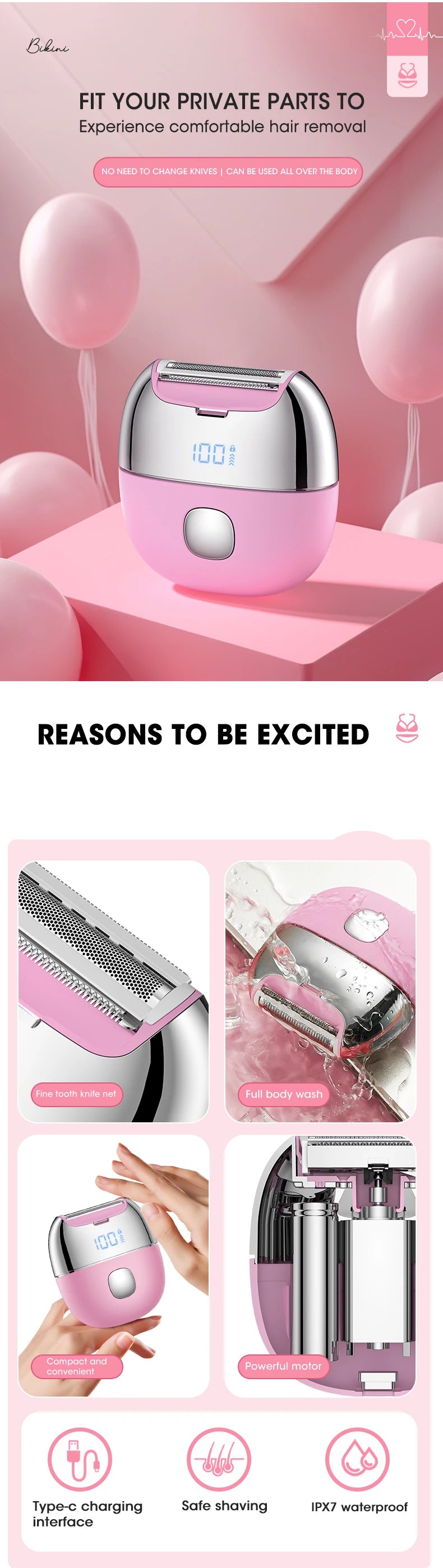 Electric Razor for Women