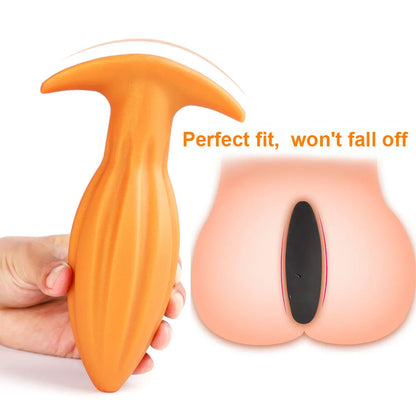 Huge Silicone Anal Plug — Progressive 5 Sizes S to XL
