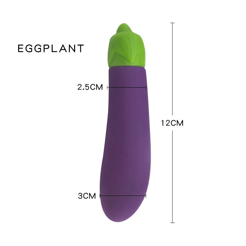 Mini Eggplant Bullet Vibrator — Portable G-Spot