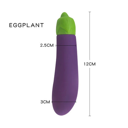 Mini Eggplant Bullet Vibrator — Portable G-Spot