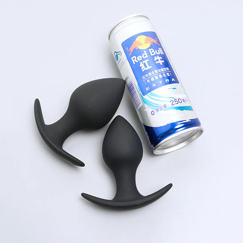 Hard Silicone Anal Training Plug — Progressive 5 Sizes