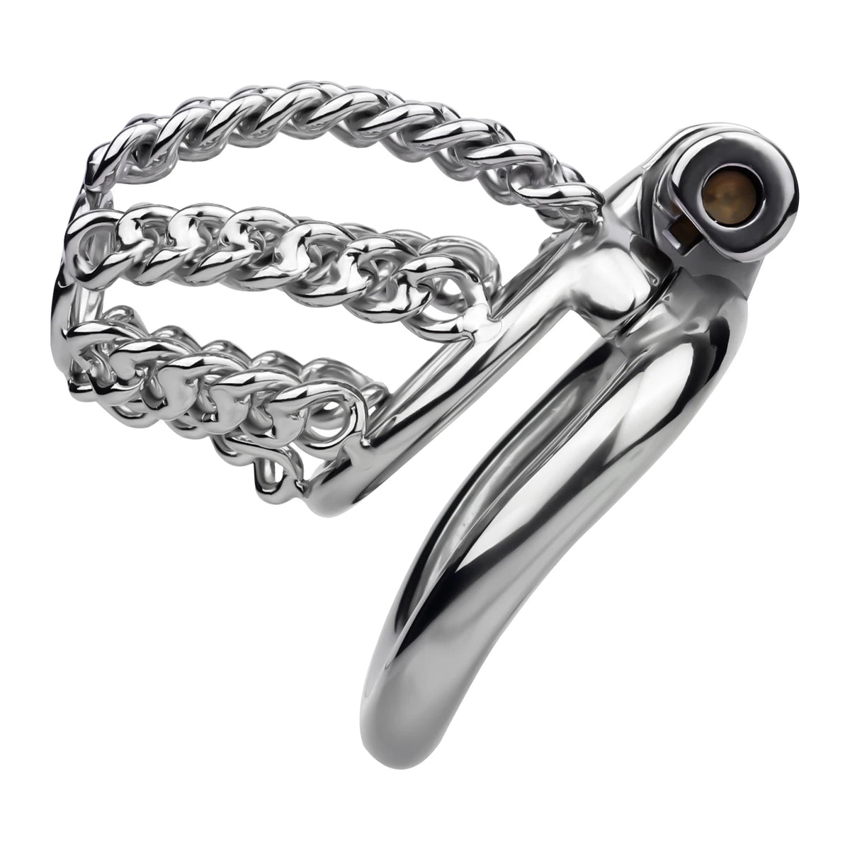 Binding Metal Chastity Cage