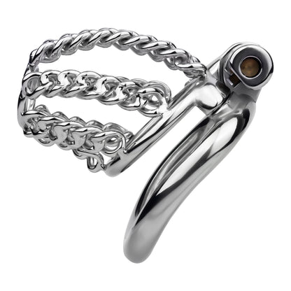 Binding Metal Chastity Cage