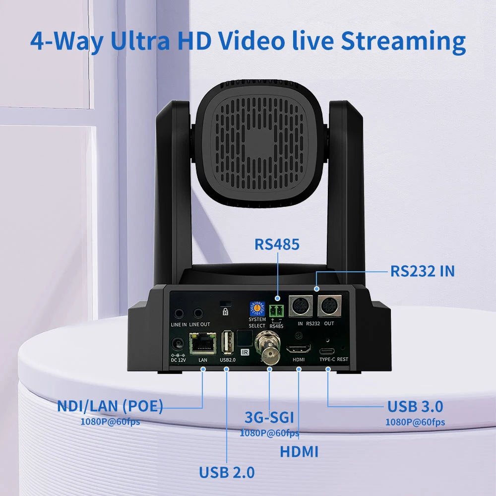 AI Auto 4K Webcam