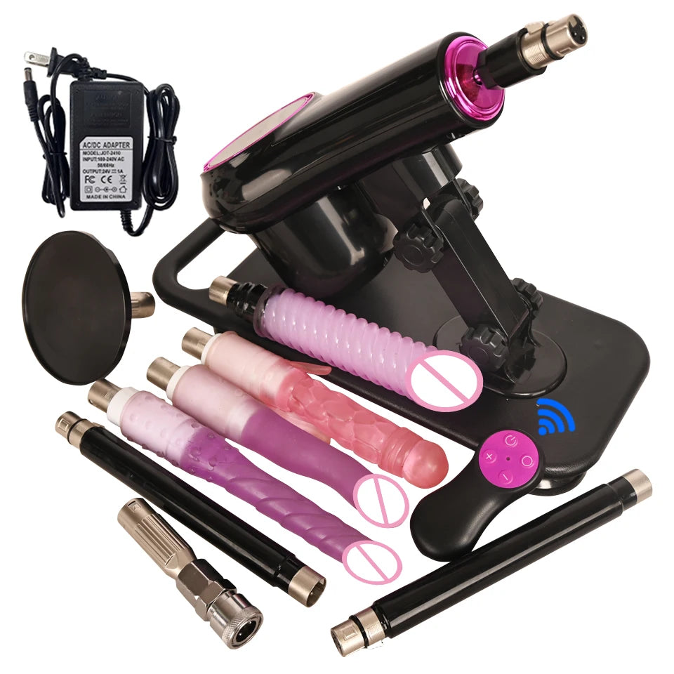 Wireless Remote Control Sex Machine Set