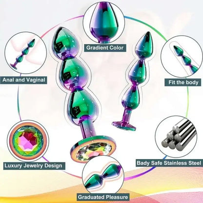 Metal Beads Body Plug