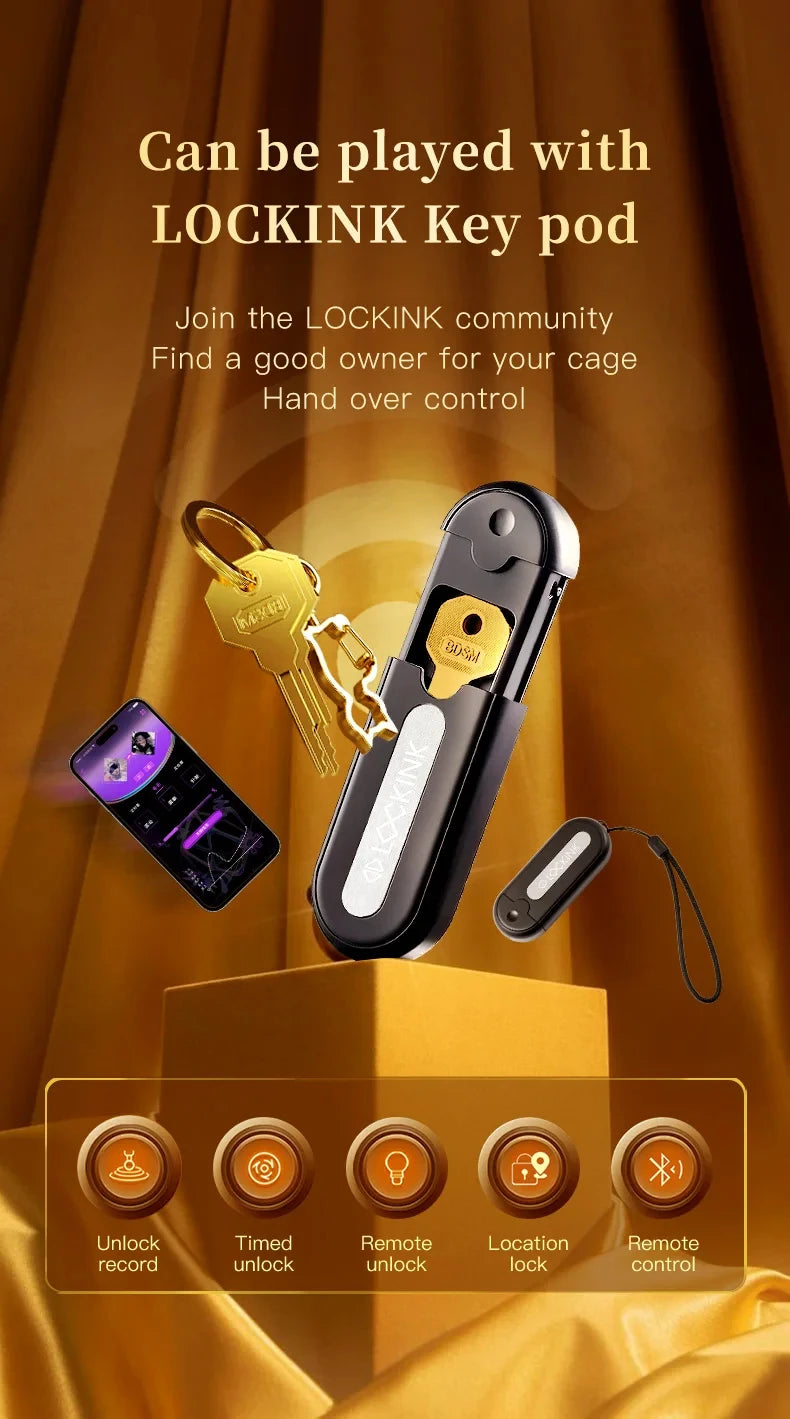 Smart App Controlled Chastity Cage