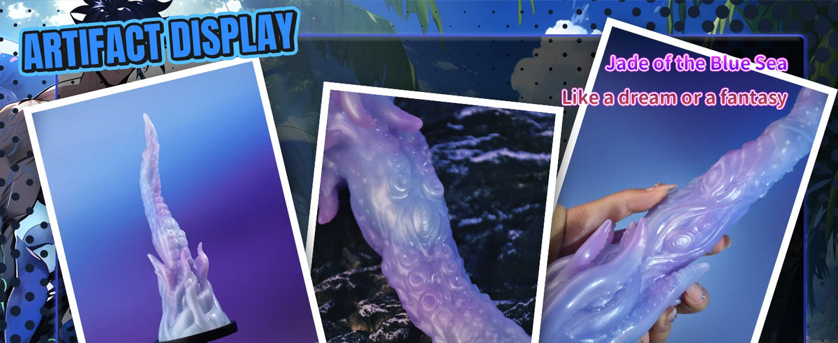 Fantasy Monster Silicone Massager — 4 Sizes M to XXXL