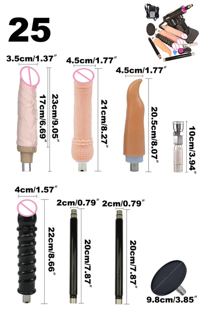 Wireless Remote Control Sex Machine Set