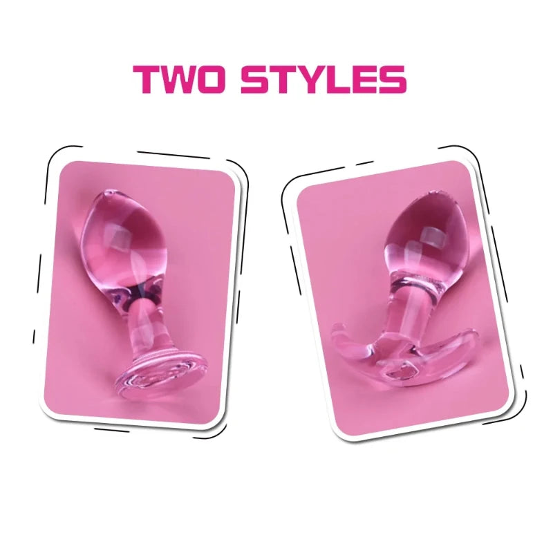 Stylish Style Crystal Glass Plug