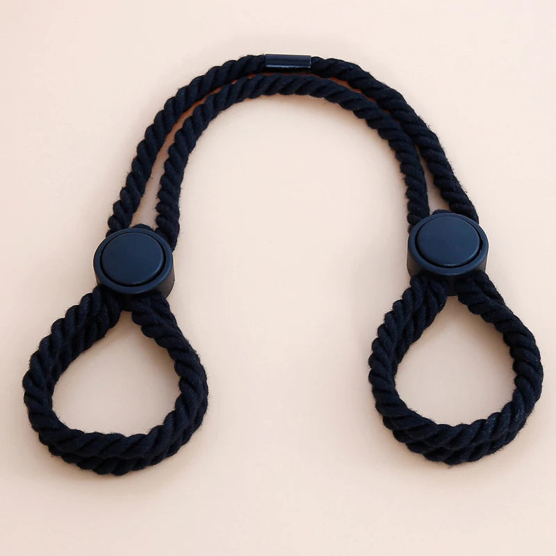 Adjustable Bondage Rope & Cuff Restraint Set