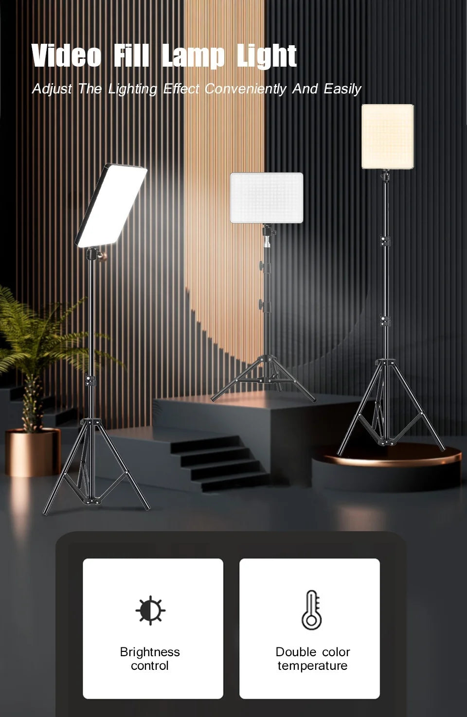 LED Video Light with Tripod
