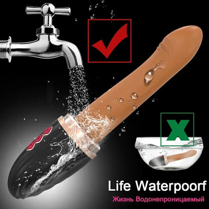 Telescopic Rotary Vibrator with Suction Cup
