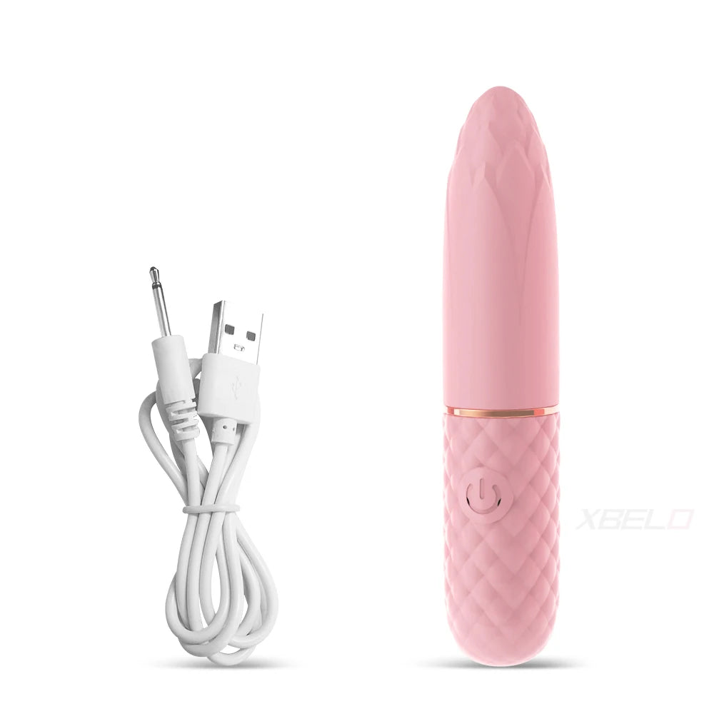 Mini Bullet Vibrator for Women Beginner G-Spot Nipple Clitoris Stimulator 8 Fast Seconds to Orgasm Female Sex Toys for Adults