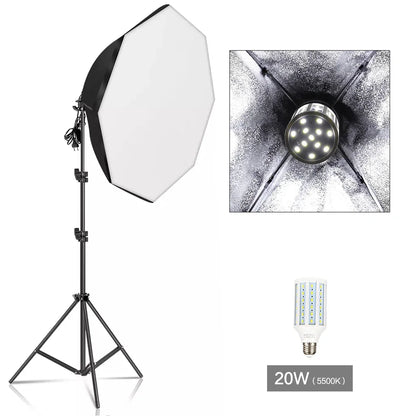 Studio Lighting with Global Plug Adapters