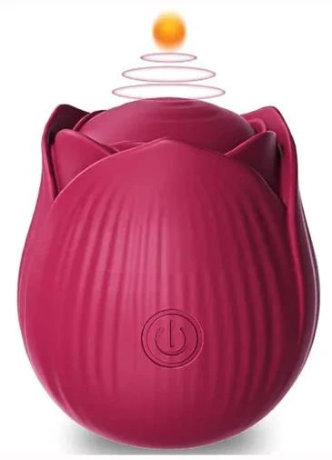 Rose-Shaped Clitoral Vibrator
