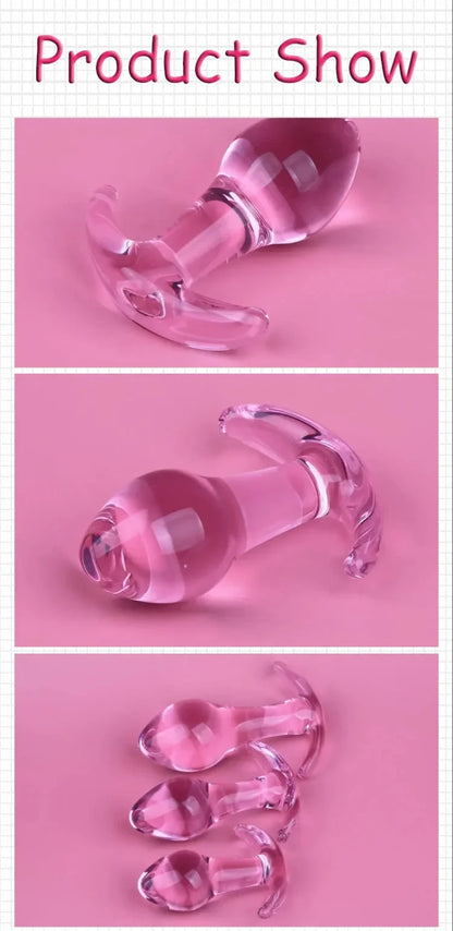 Stylish Style Crystal Glass Plug