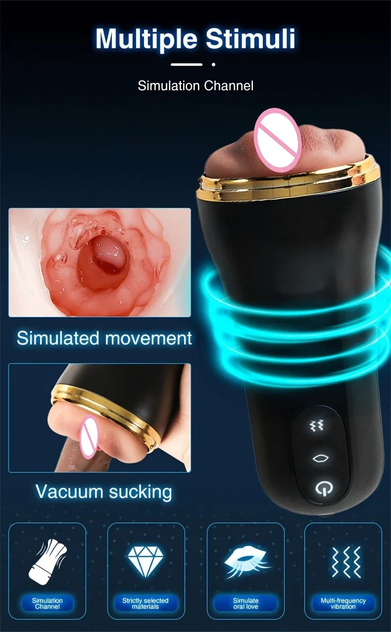 3D Automatic Pocket Trainer Stroker Cup