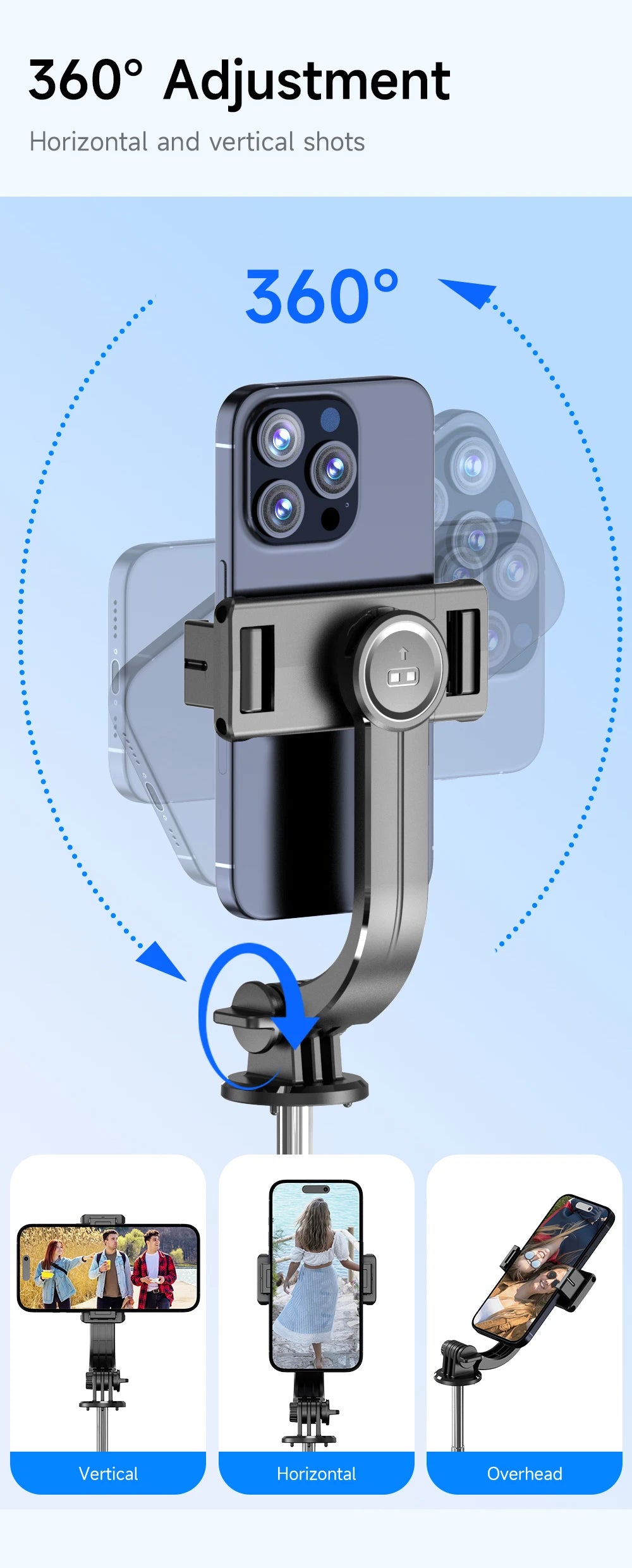 Wireless Remote Desktop Tripod