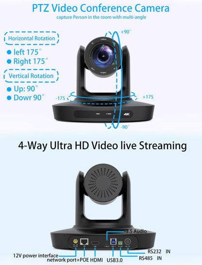Professional 4K PTZ Camera