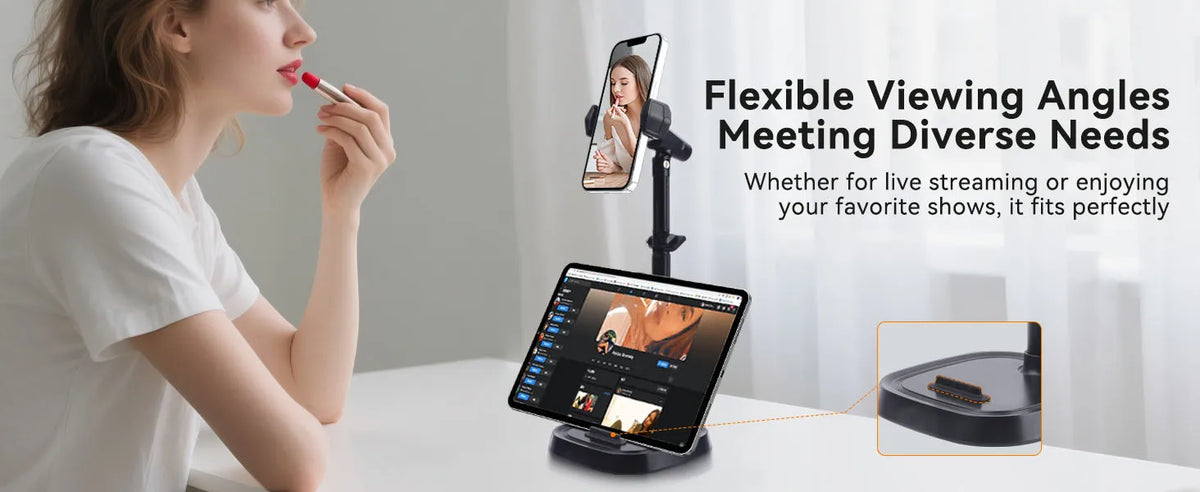 360° Heavy-Duty Desk Phone Stand