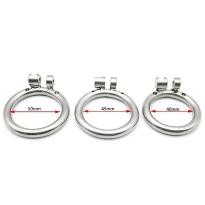 Hand Polished Steel Chastity Cage