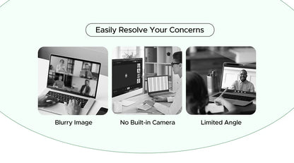 Full HD Webcam with Clear Audio Mic