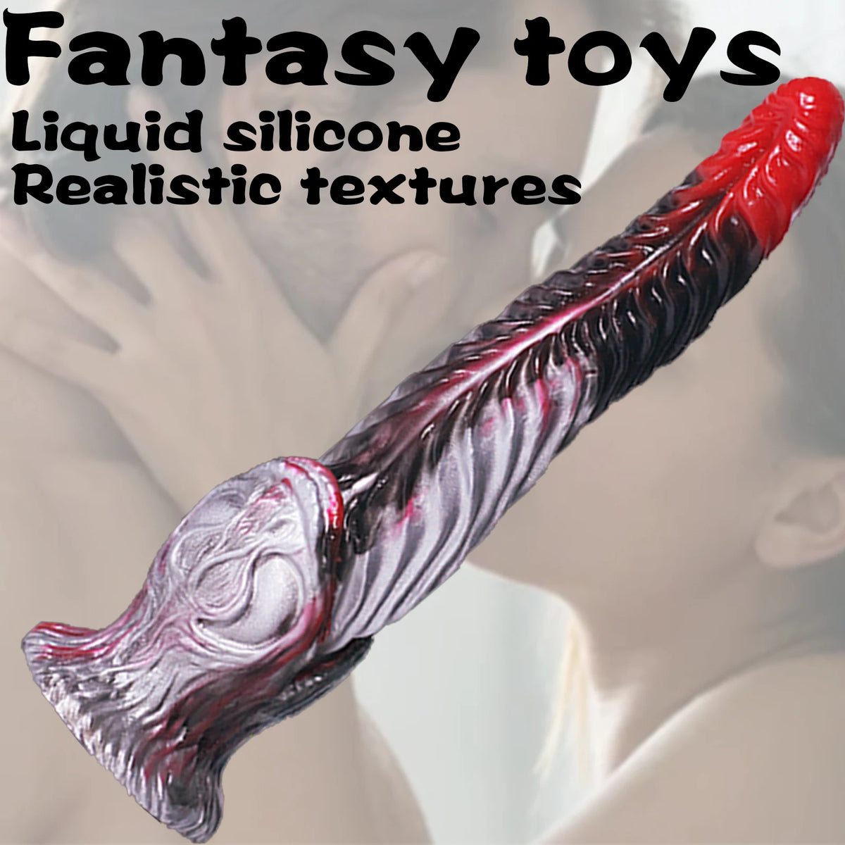 Soft Silicone Longer Tongue Dildo