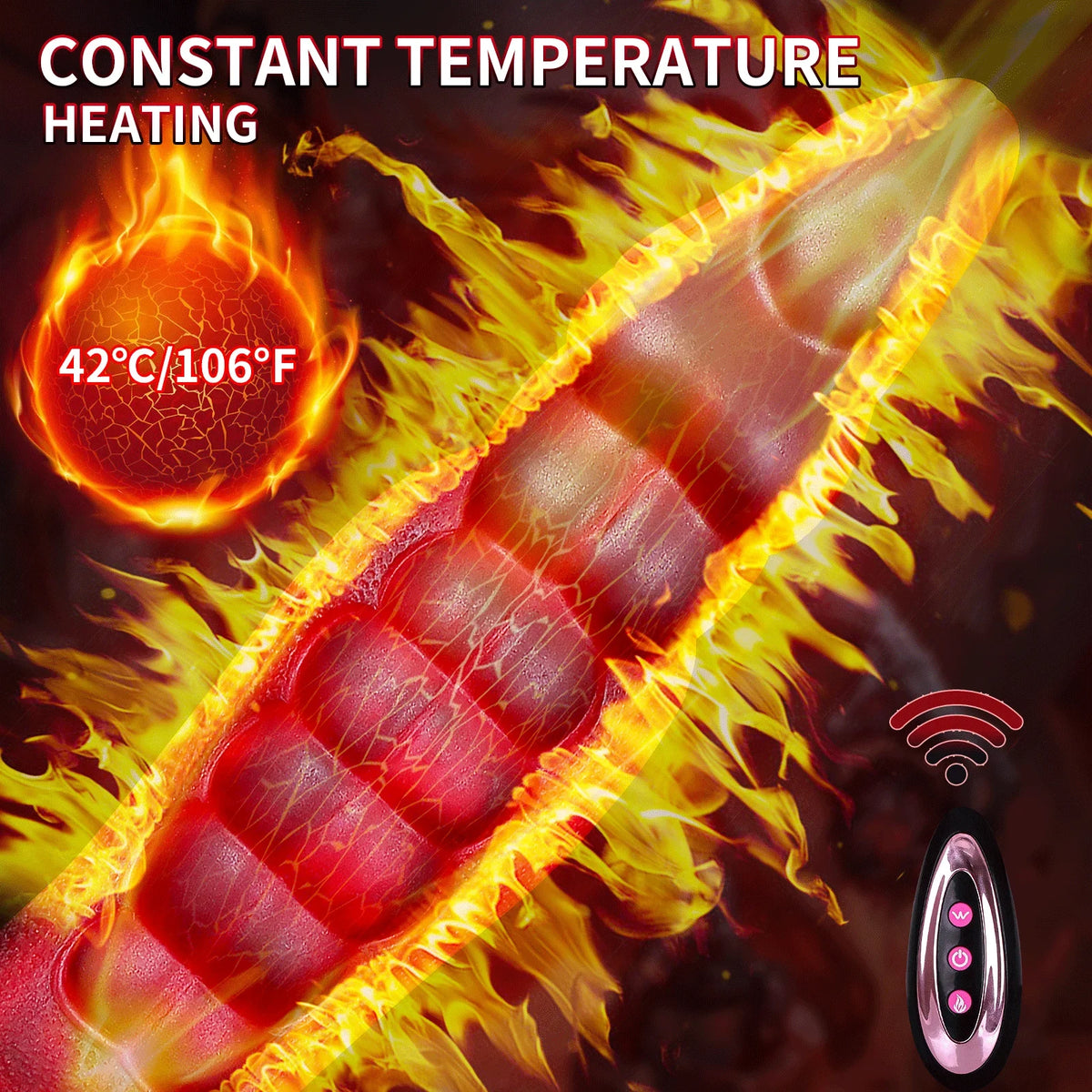 Heating Alien Monster Vibrator — Warming Liquid Silicone