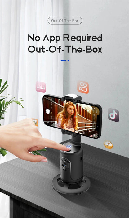 Smart AI Face Tracking 360 Rotation Gimbal