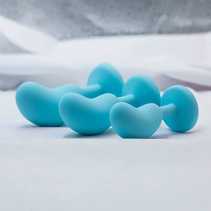 Silicone Anal Plug Anal Dildos Small Pea Shaped Butt Plug Crystal Base Sex Stopper Adult Toys Anal Toys Sex Toys For Woman