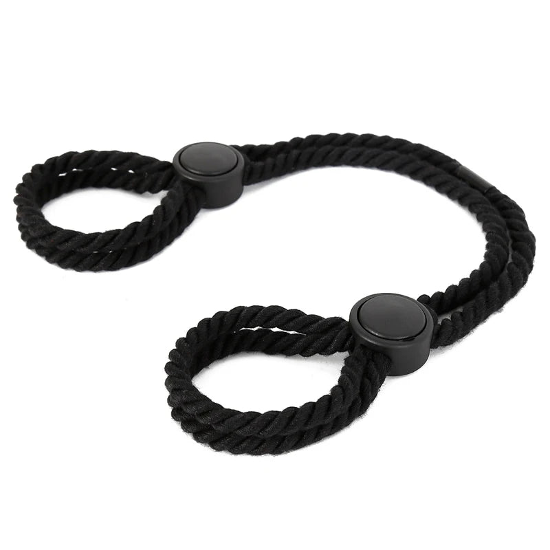 Adjustable Bondage Rope & Cuff Restraint Set