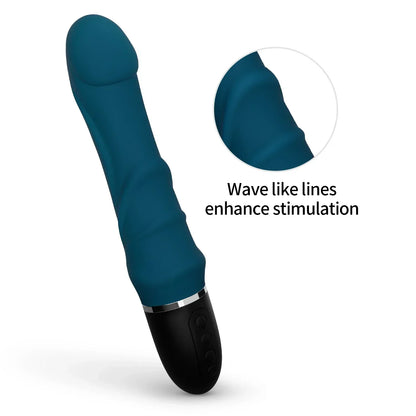 10-Mode Dual Stimulation Silicone Vibrator