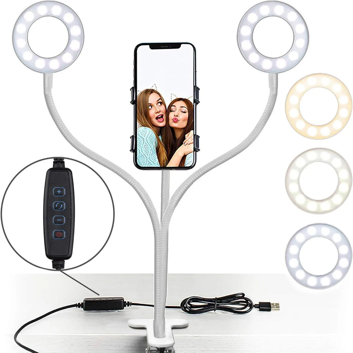 Modern Style Dual LED Broadcasts Light