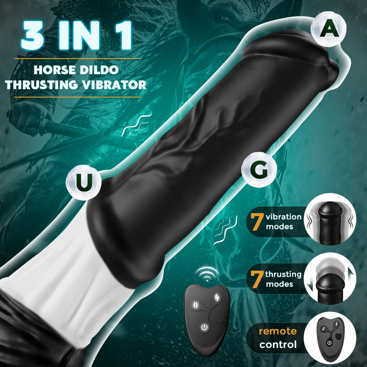 Winter Hot Remote Control Dildo