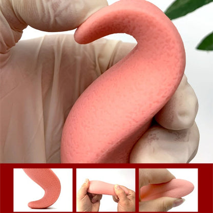Tongue Licking Dildo Vibrator