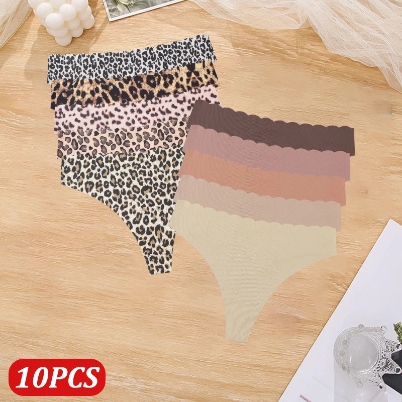 Solid Color Seamless Low Waist Soft Panties
