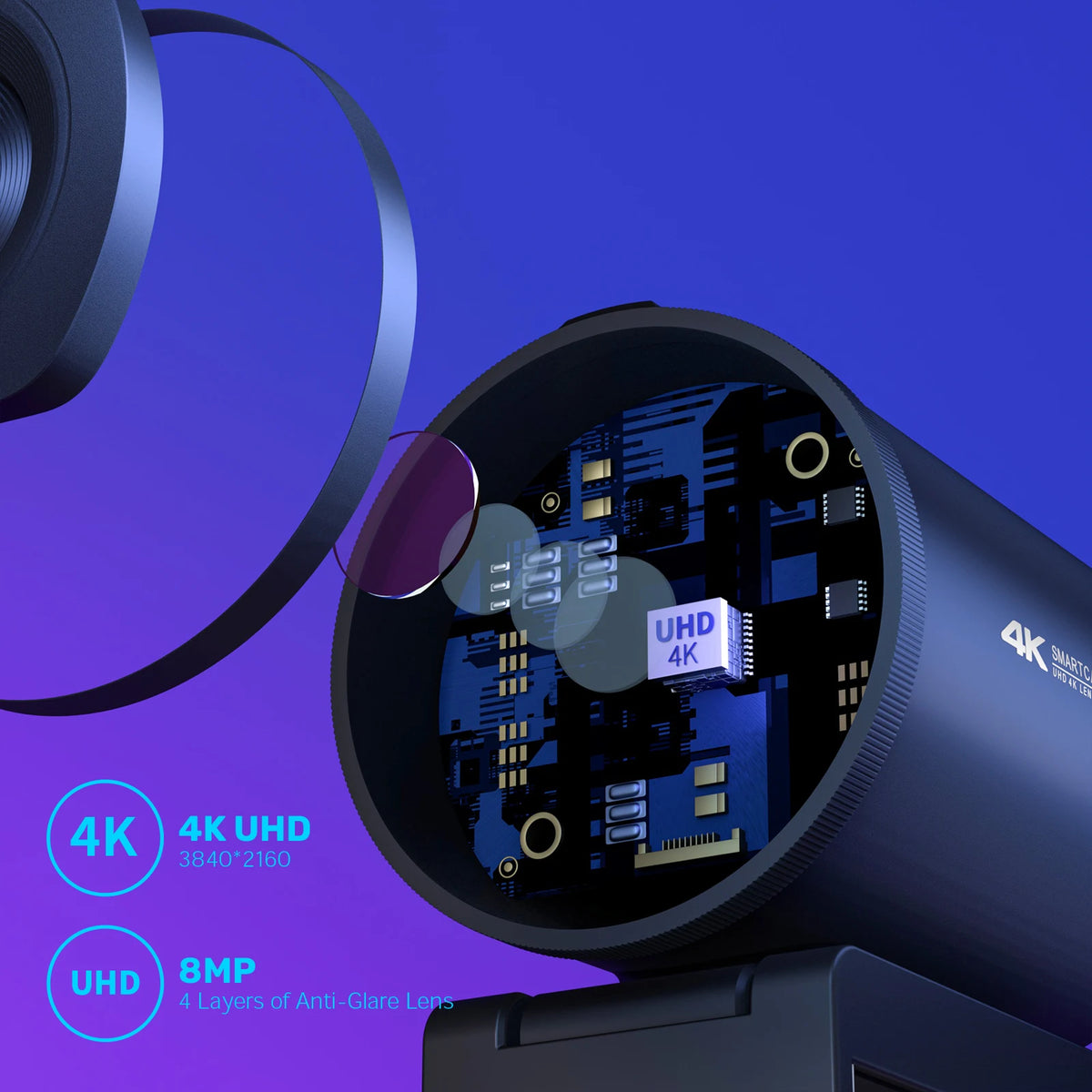 4K Ultra HD Streaming Webcam