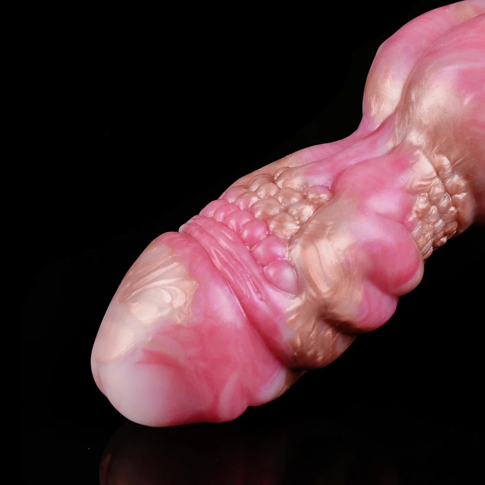Knotted Wolf Fantasy Dildo — Suction Cup 2 Sizes